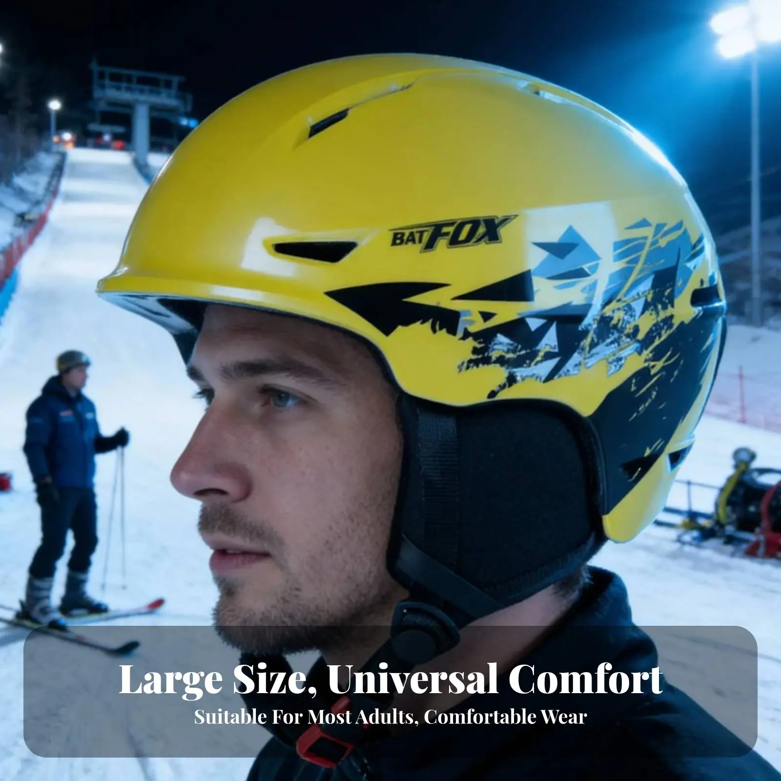 

Winter Helmet, Professional Ski Helmet, Double Board, Adult, Warm, Impact-Resistant, Large Size