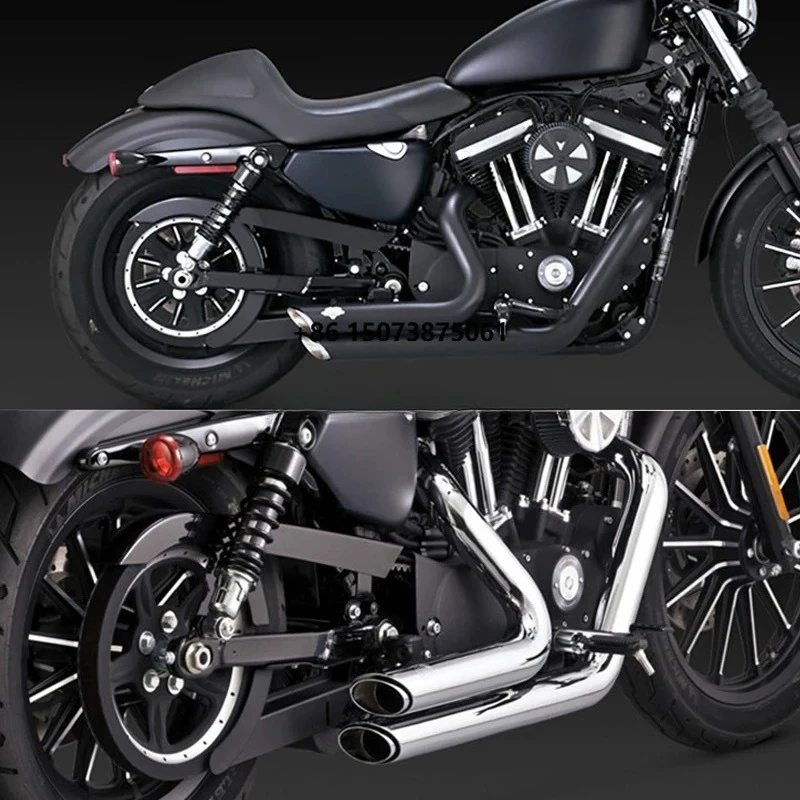 New Improved Performance MK Generator Davidson X48 and 883 VH Exhaust for Retrofit/Upgrade with 2-Year Warranty