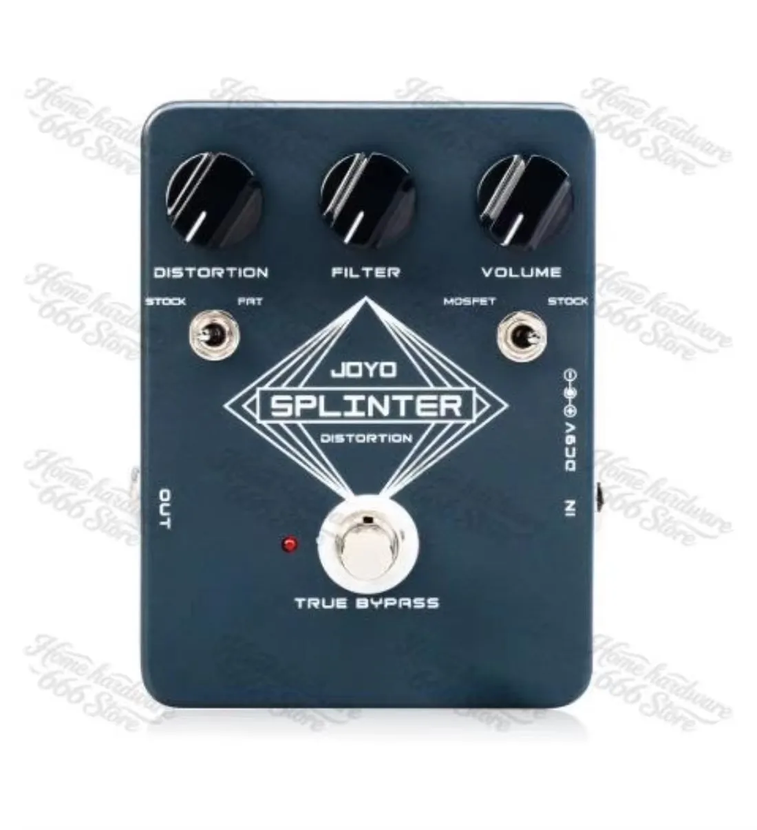 JF-21 Classic Distortion Guitar Pedal Fuzz & Distortion Effect Pedal with DISTORTION/FILTER/VOLUME Knobs