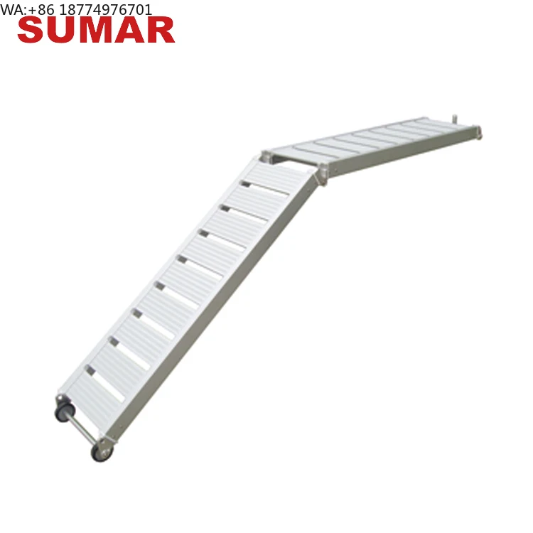 Lightweight Anti-slip Boat Yacht Folding Marine Aluminum Gangway Ladders