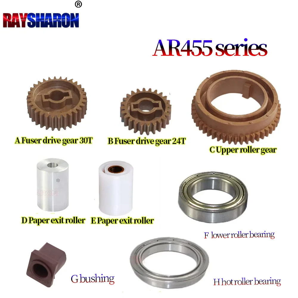 Upper Pressure Roller Bearing cleaning roller bushing For Sharp AR M350 450 M310U 355 M420U 351 451 350 455 420 3511 4511 4512