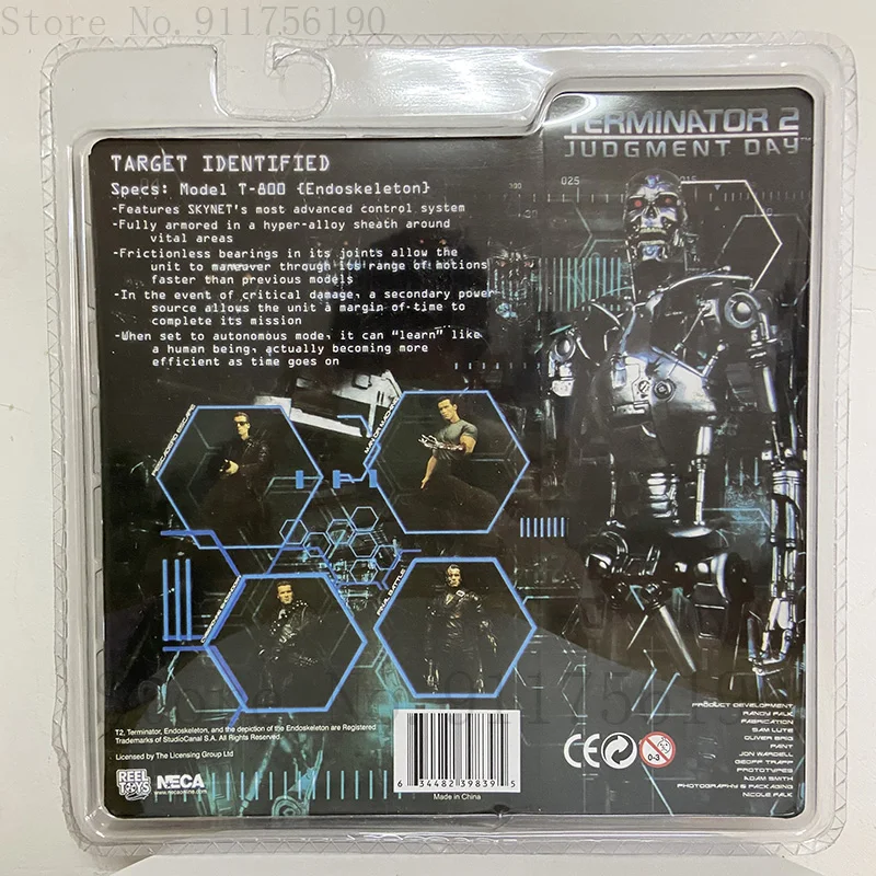 NECA The Terminator Endoskeleton T-800 PVC-Actionfigur The Terminator 2 Sammlermodell Spielzeug Bewegliche Montagepuppe – Detail 11