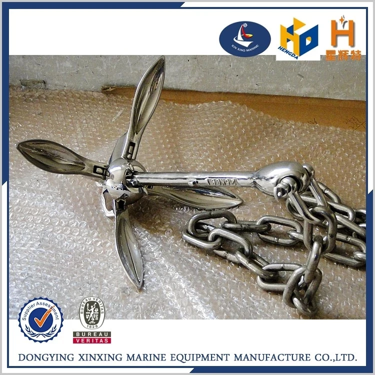 marine Stainless Steel 316 304 Folding Anchor for boat/yacht 0.7kg 1.5kg 2.5kg 3.2lg 4kg 5kg 7kg