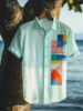 Men's Linen Short Sleeve Shirts with Funny Animal Ethnic Patterns