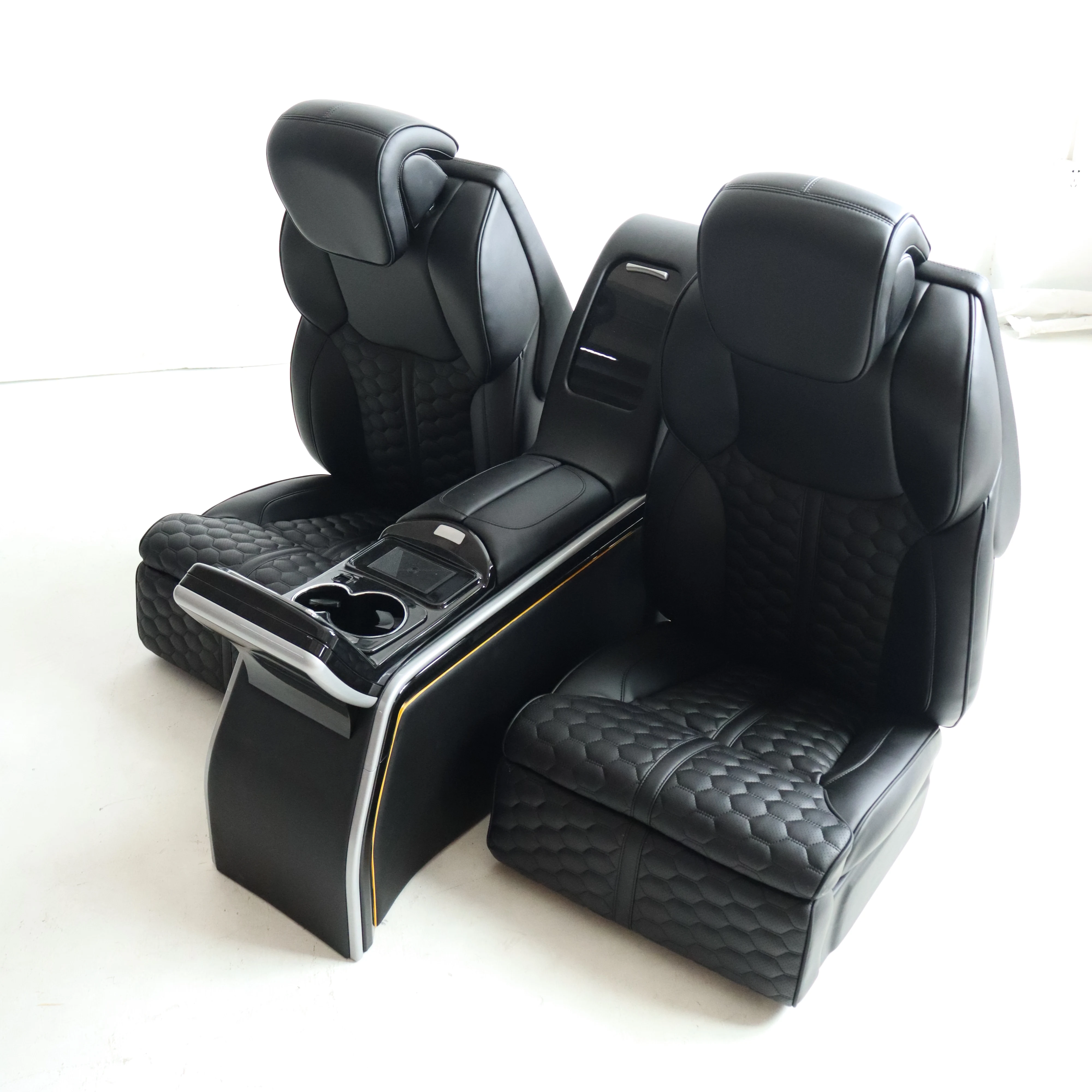 Conversion Automotive interior accessories & rear seats centre console with armrest & touch screen smart system