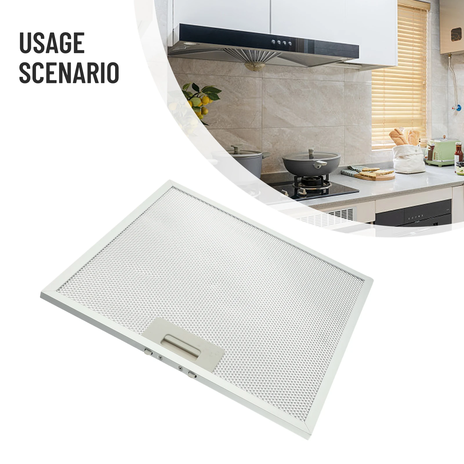 

Brand New Filter Hood Filter Fits Cooker Hood Hood Filter Hood Filters Vent Filter Mesh Extractor Metal Silver