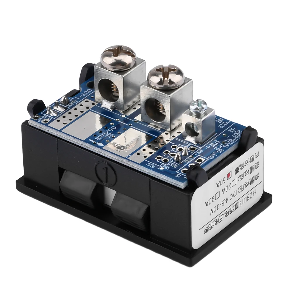 DC4.5-30V 30A 50A Mini Digitale Voltmeter Amp￨remeter 3 Bits 0,28 