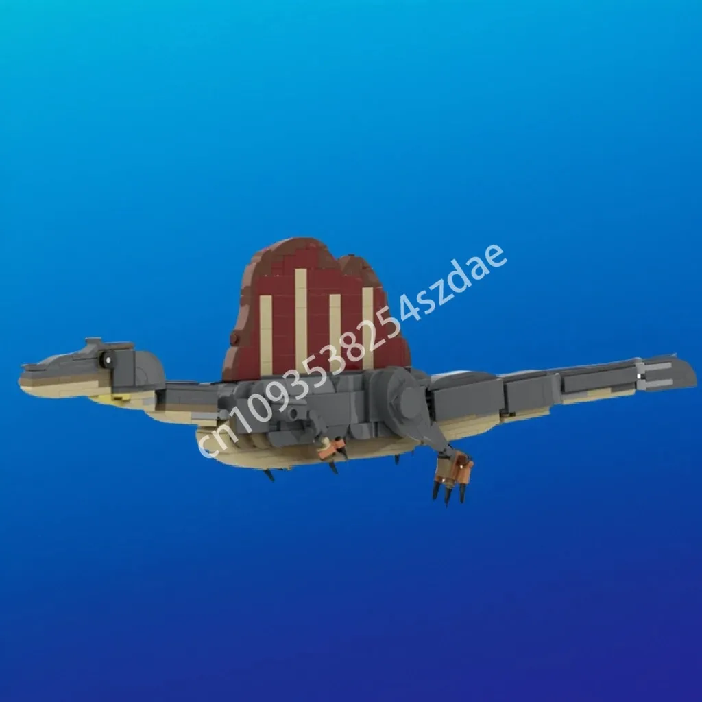 

434 шт. MOC спинозавр, эгигигиптящийся строительные блоки, игрушка для подростков на день рождения, развивающая терпение и концентрация, образовательная