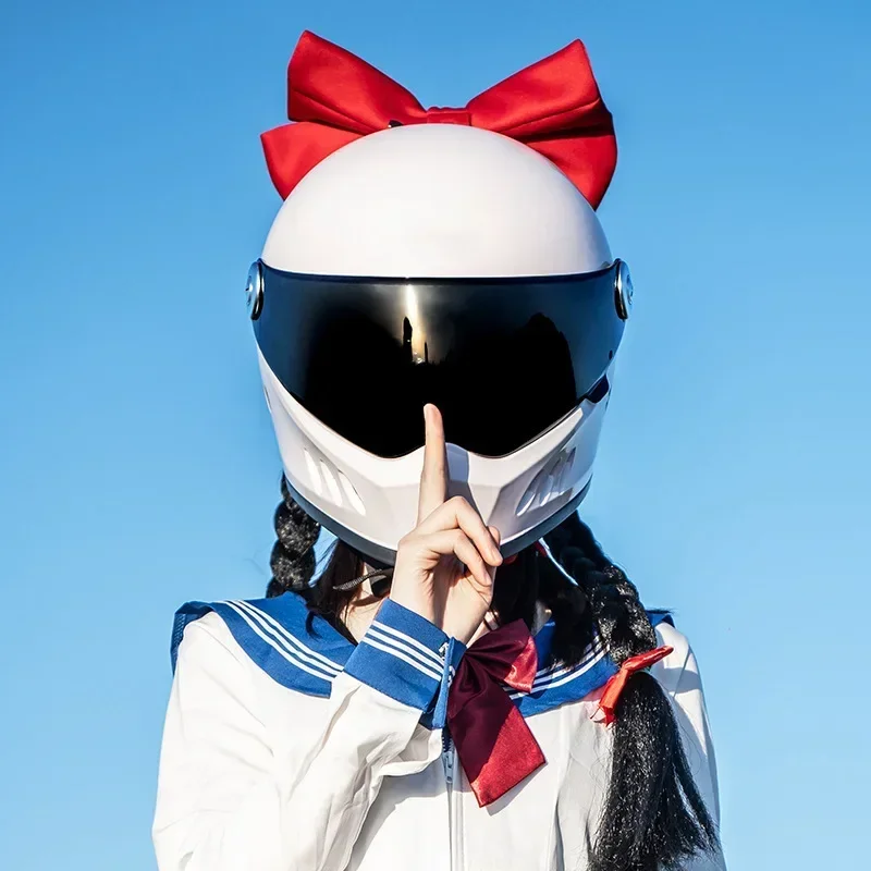 

Красивый бант для моделирования шлема, украшение для мотоциклетного шлема, полиэстер, хлопок, бант, универсальный