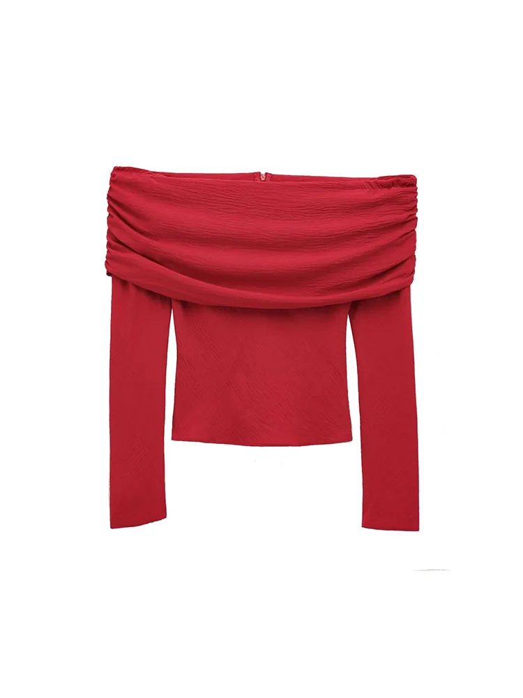 

Новые весенние женские облегающие длинные све-липучки с колючками на одно плечо, шифоновые, мягкие, для поездок на работу, обычная длина, чистый цвет