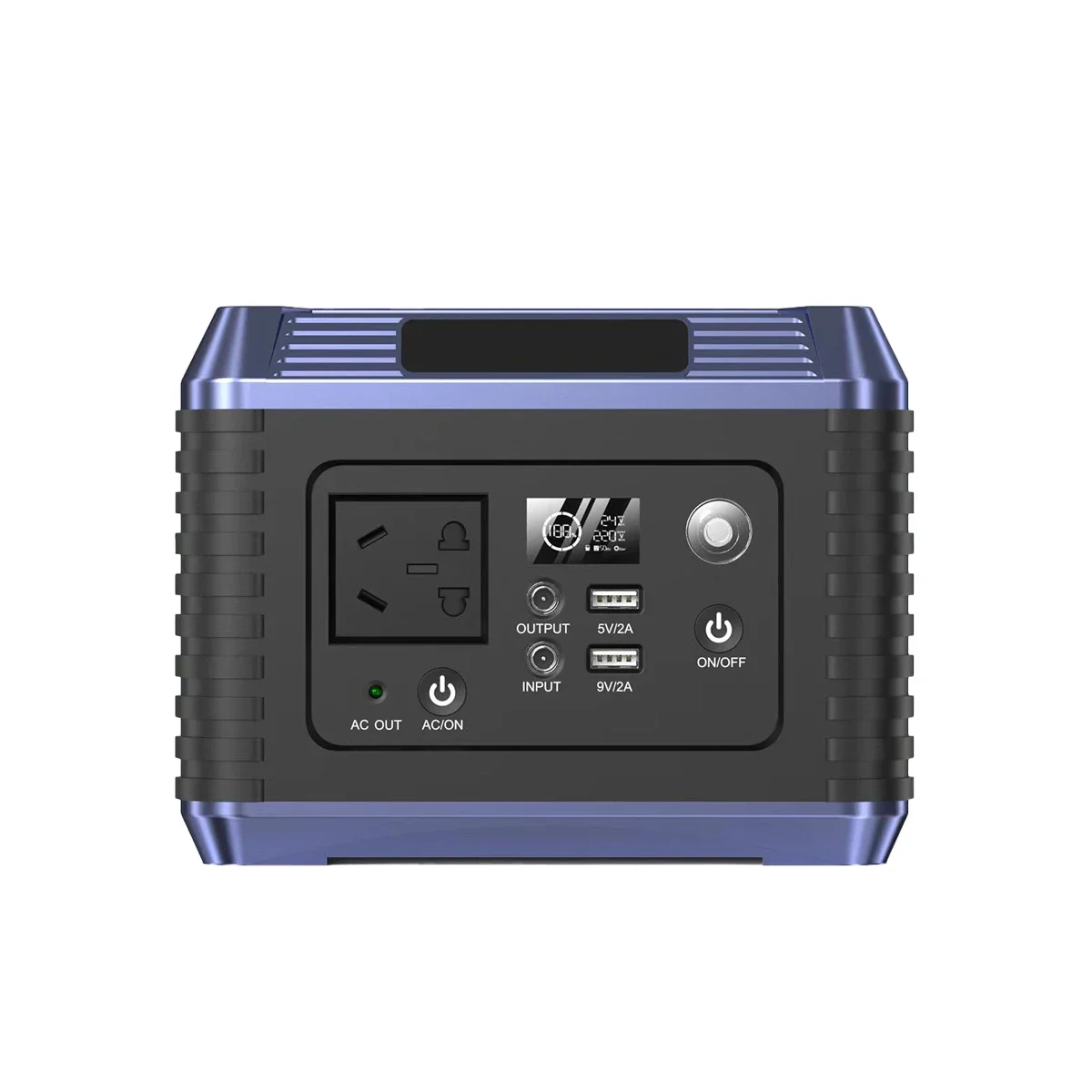 200W LiFePo4 Battery Portable Power Station Emergency Power Supply with AC DC USB Type C Outlets for camping