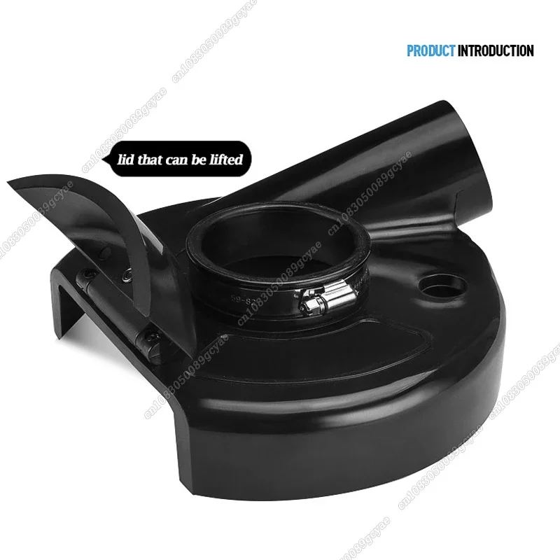 7 Inch 180mm Angle Grinder Dust Cover Angle Kit Grinding Machine Dust Collection Cover Full Hinged Dust Vacuum Shroud