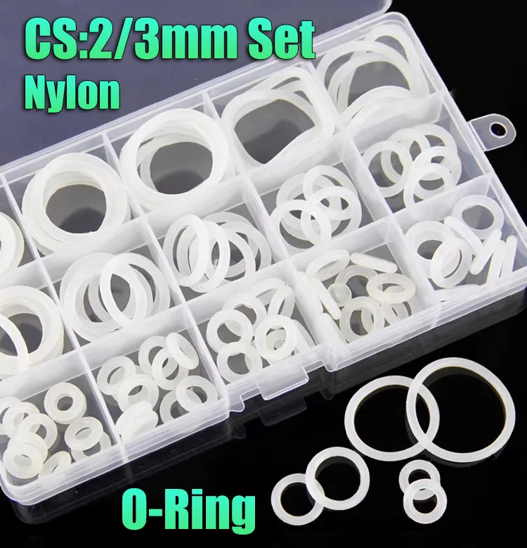 Boxed Nylon O-ring Repair Kit Insulated Waterproof Washer O Oring Sealing Valve Waterproof Machine Oil-resistant Gasket