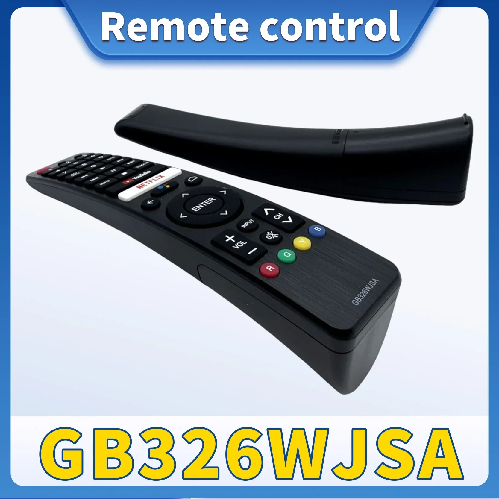 GB326WJSA Remote for Sharp TVs 4T-C50BJ1T 4T-C50BJ3T 4T-C60BJ1T 4T-C70BK1T 4T-C70BK1X 4T-C70BJ1T 42BG1 C42BG1 42BG（No voice）
