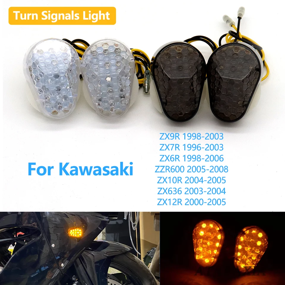 Turn Signals Light Flush Mount Flasher Indicator Blinker Lamp For