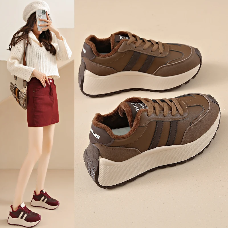

Dad shoes, Tiben sneakers, padded warm shoes, thick-soled height-increasing women's shoes, BN027