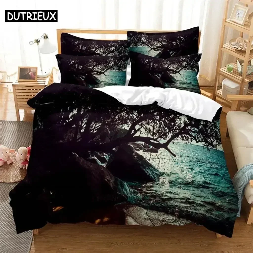 

Luxury New 3D Print Sea Digital Comfortable Duvet Quilt Cover Pillowcase Bedding Set Children Bedroom Decoration Home Textile