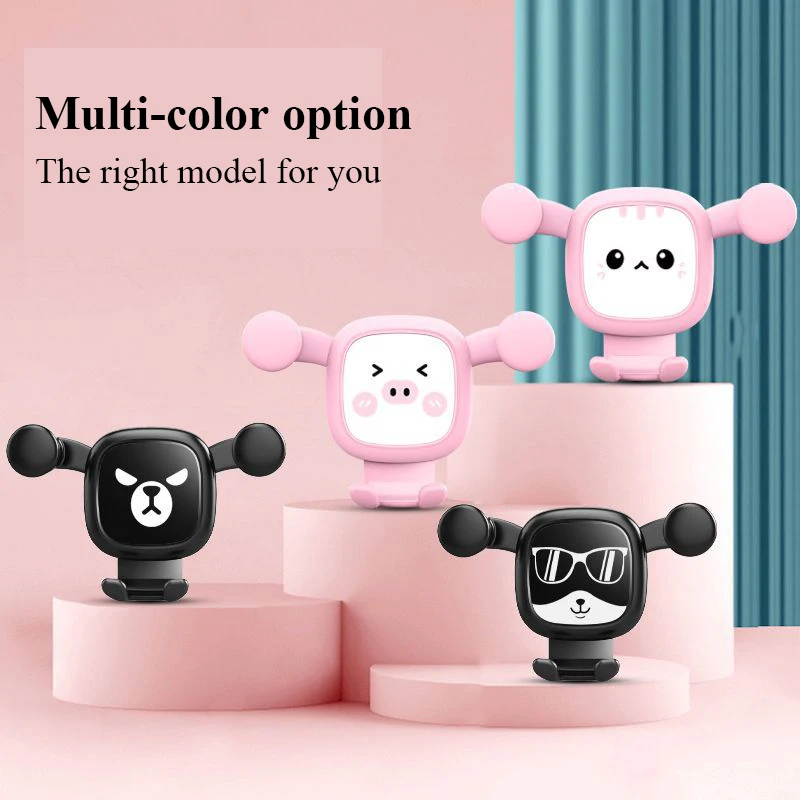 

Universal Car Phone Holder Air Vent Clip Smartphone Mount Stand Gravity GPS Support for iPhone 15 14 Pro Xiaomi Huawei Samsung