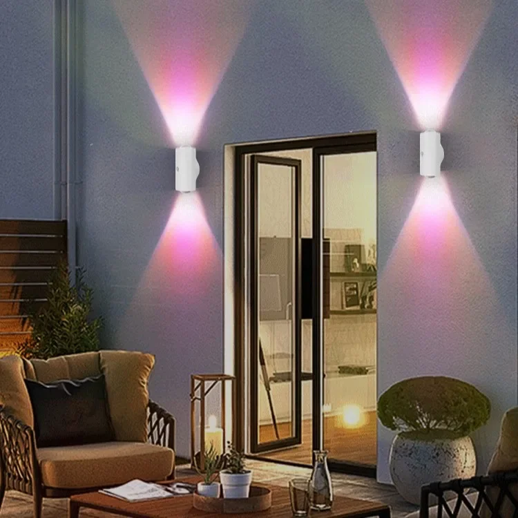 DurableColorful Gradual Change Atmosphere Night Light Intelligent Human Body Induction Magnetic Charging Magic Wall Light