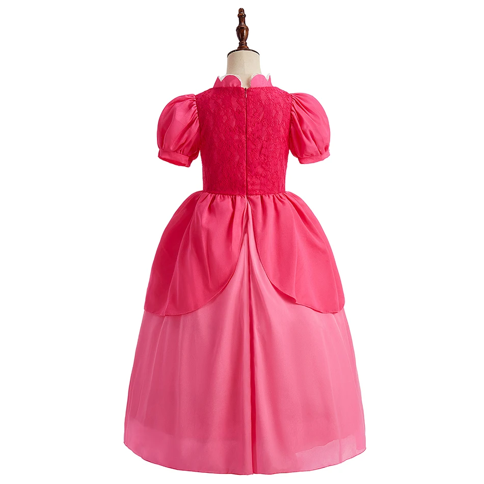 Mädchen Prinzessinnenkleid Kinder Fantasie-Cosplay-Kostüm Kinder Party Ballkleid Halloween Karneval Verkleidungskleidung Buchwoche – Detail 26