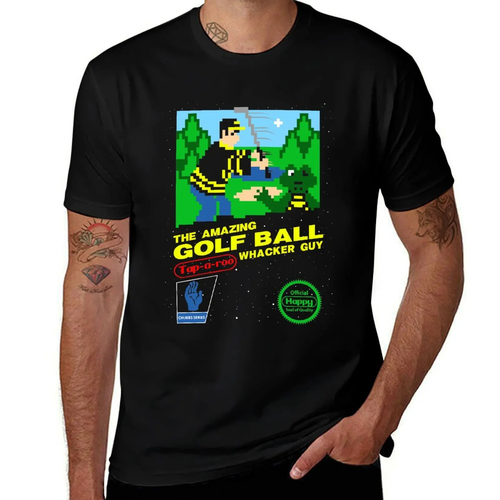 

Happy Golf T-Shirt blue lock Clothing summer tops mens white t shirts