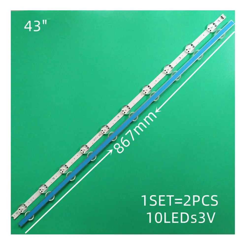 LED Strip Light for LG 43LJ622V 43UJ651V 43LJ610V V17 43 ART3 43LJ614T 43LJ6140 43LJ6400 43LJ6420 43UJ654T