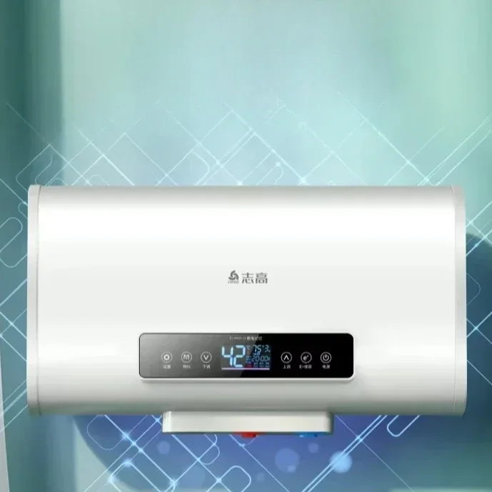 Calentador de agua eléctrico para baño pequeño, calentamiento rápido con cubo plano, calentador de agua eléctrico de almacenamiento de agua para baño