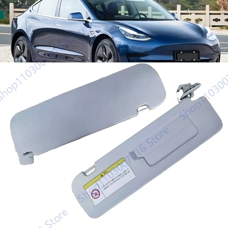 

Sun Visor With Mirror For Tesla Model 3/Y 2017 2018 2019 2020 2021 Sunshade Sun Shade Grey Sunvisor Car Accessories