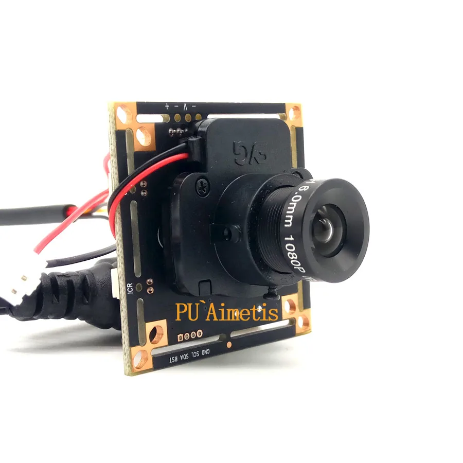Módulo de placa PCB de câmera de segurança CMOS 1000TVL com filtro IR CUT de lente 1080P 3,6 mm 6 mm