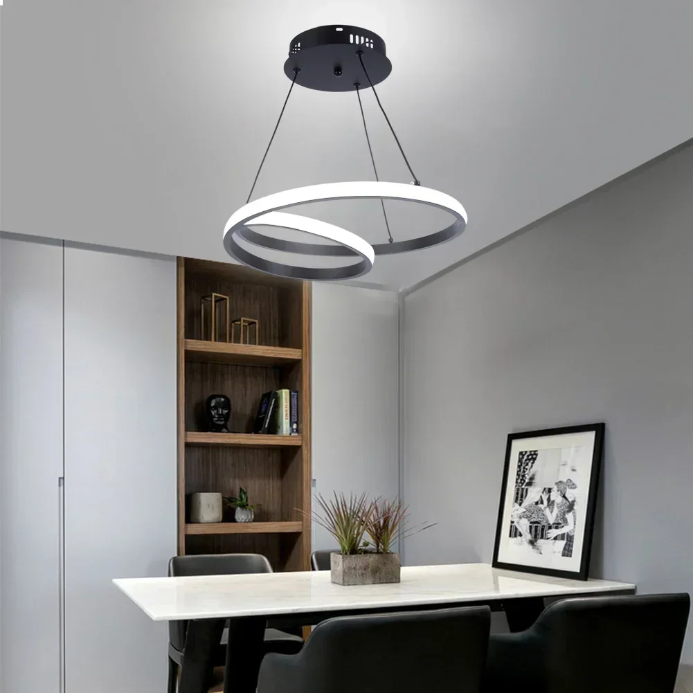 LED Chandelier Lights Adjustable Hanging Hollow Chandelier Brightness Anticorrosive Easy Installation Metal For Bedroom Bathroom