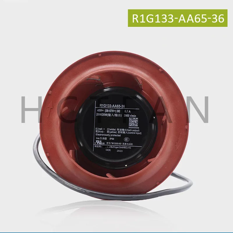 Original 100% Working R1G133-AA65-36 0.7A 48V 0.7A 3900r/min 351Pa cooling fan