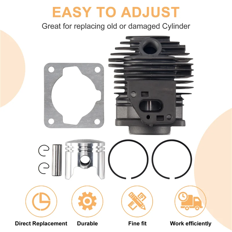 

ABSS-Cylinder Piston Kit 36MM For MITSUBISH TL33 1E36F-2GN Mcculloch B33B 33CC Engine Brush Cutter.Grass Trimmer