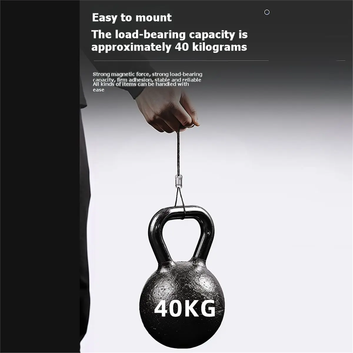 

Магнитный брелок INABEZ из титанового сплава 360 ° Вращающийся мини-держатель для инструментов с быстросъемной застежкой, ультралегкий