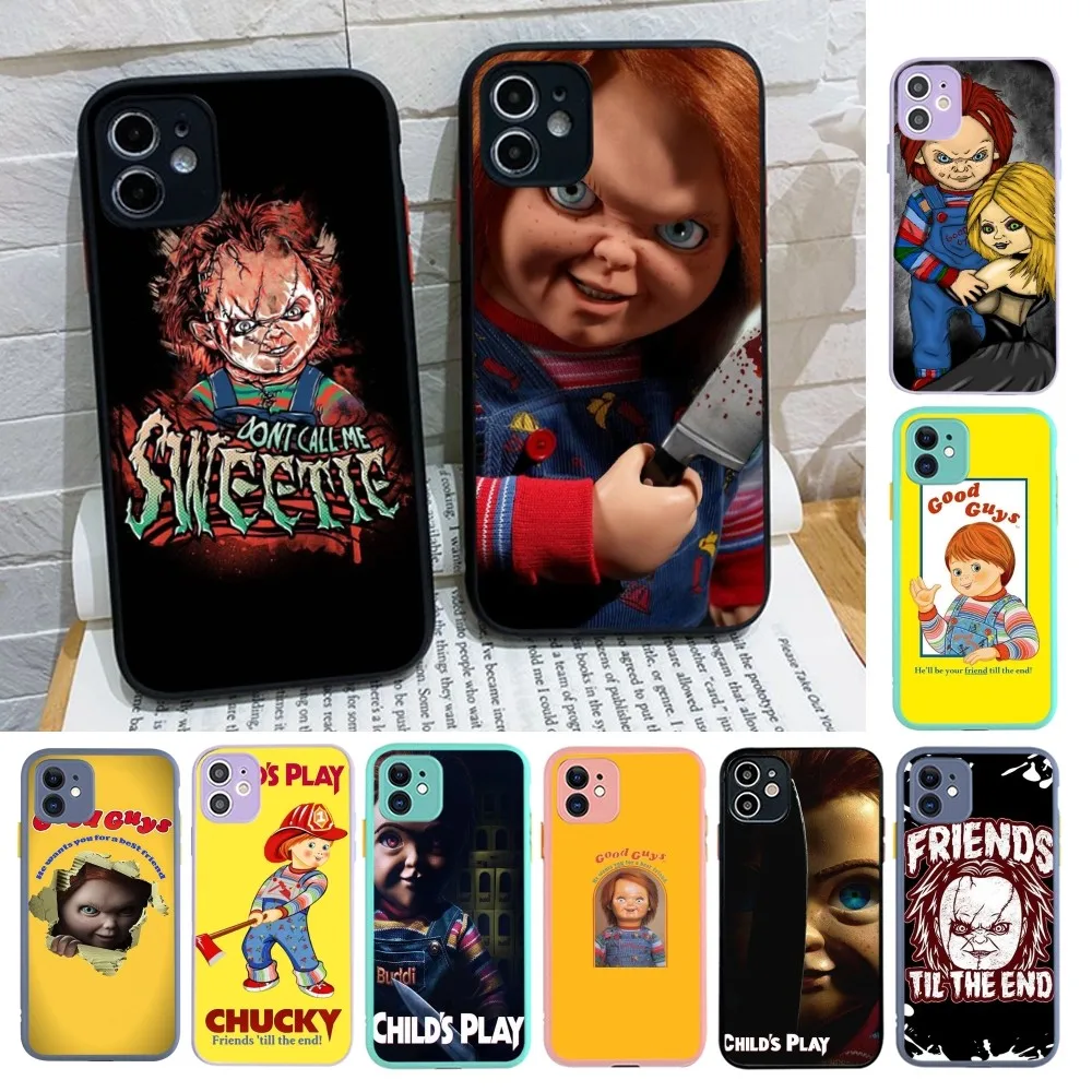 Chucky Good Guys Phone Case For iPhone 14 X XR XS 7 8 Plus 11 12 13 pro MAX 13mini Matte Shockproof Case