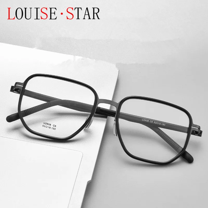 

Ultra light large box fashionable men's eyeglass frame versatile TR90 prescription eyeglass frame myopia matching