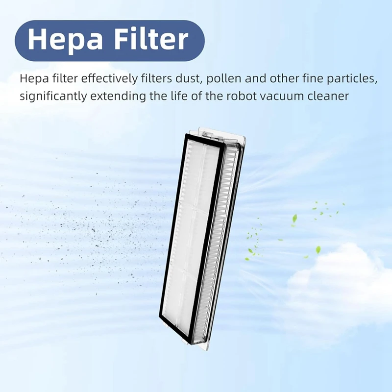 Für dreame bot d10 plus, z10 pro, l10 plus roboter vakuum teile zubehör hauptseiten bürste hepa filter mopp