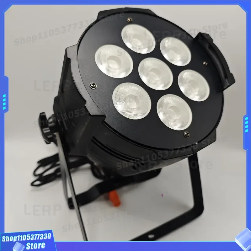 7X50W COB LED Par Light RGBW DMX512 Stage Lighting for Club Disco Party Theatre Professional Wash Effect DJ Equipment DMX512
