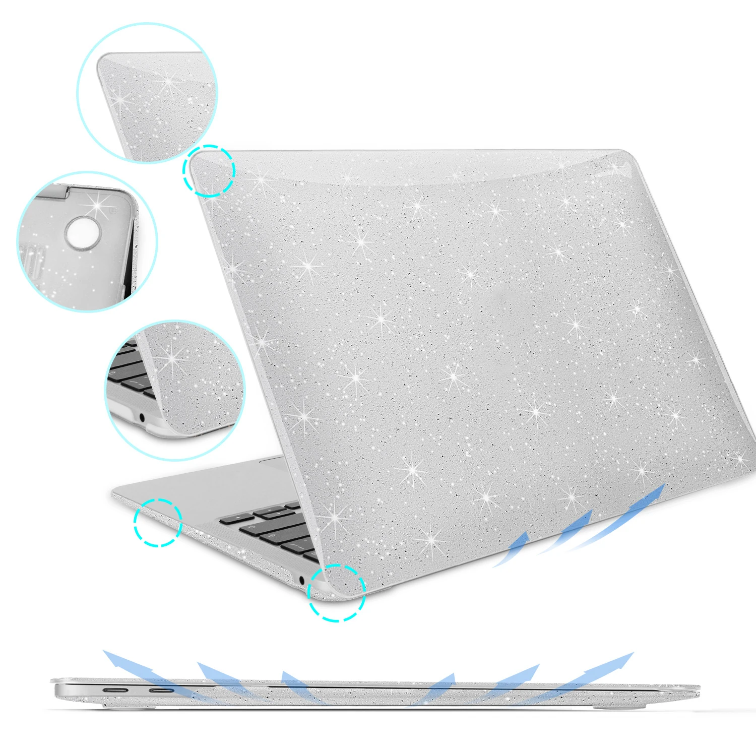 Funda para portátil Macbook Air 14,2 Pro, funda para Apple Macbook M2 Chip Air Pro Retina 13 15 16 pulgadas, bolsa para portátil 2020 Touch Bar Air Pro