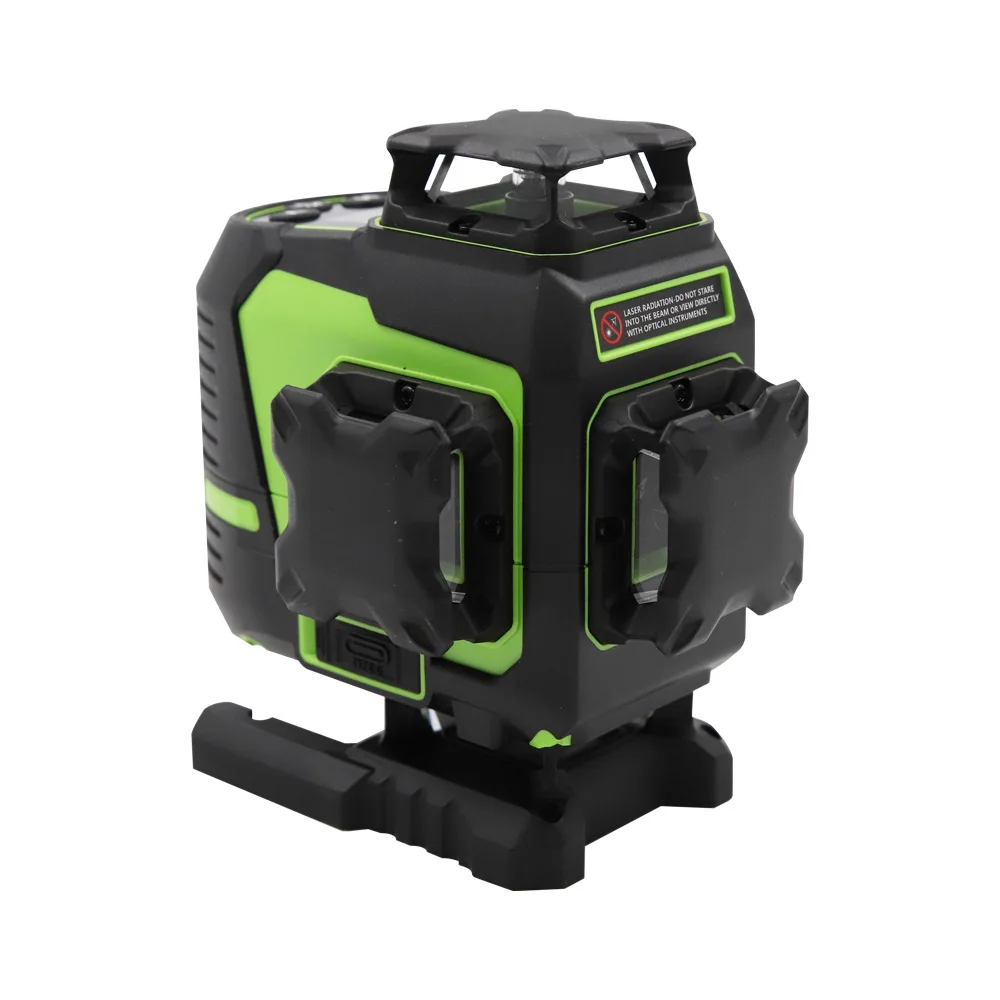

Industrial Grade Green Beam Cross Line Laser Level 360 Self-Leveling Lithium Battery Rotary 16 Line 20m Detection 1mm/7m