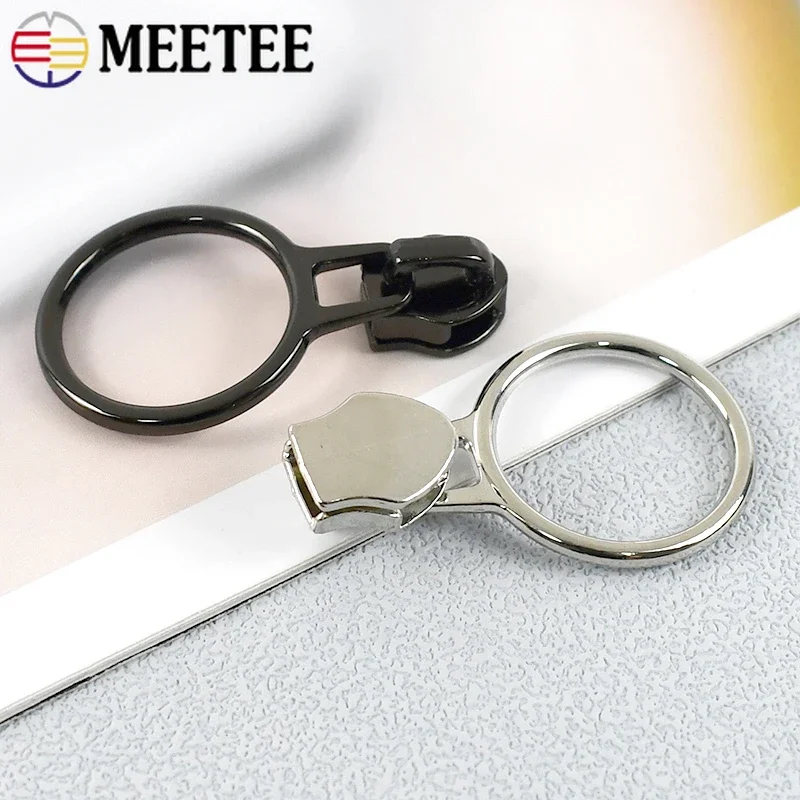 10-30 قطعة ميتي 5 #   حلقة النايلون سستة المنزلق حقيبة الملابس السحابة إكسسوارات الأجهزة الخياطة الملابس البريدي مجتذب رئيس طقم تصليح