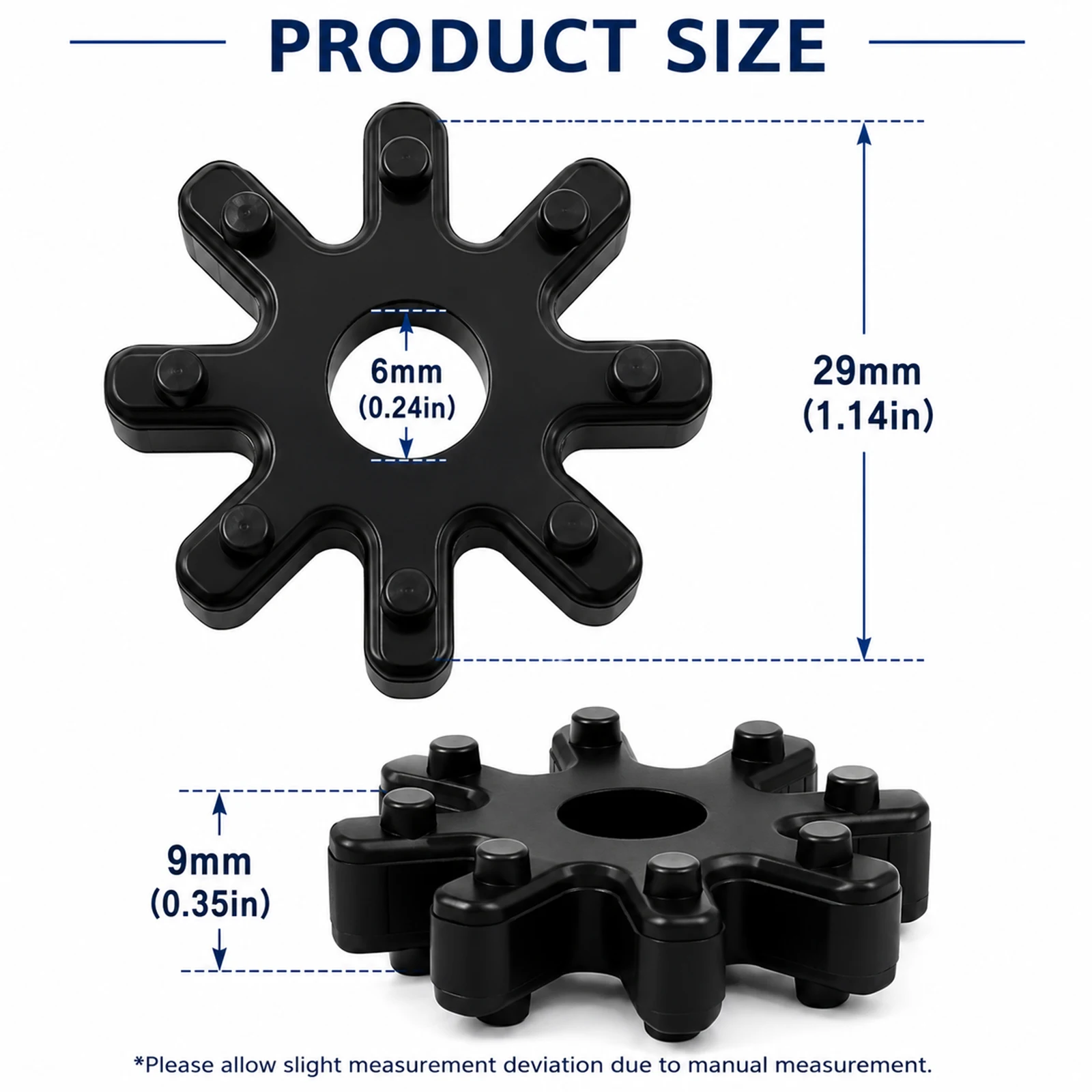 10PCS Steering Wheel Clunking Noise Fix Coupler Bushing For Hyundai Sonata Elantra 2011-2014 Kia Soul Optima MDPS Rubber Pad
