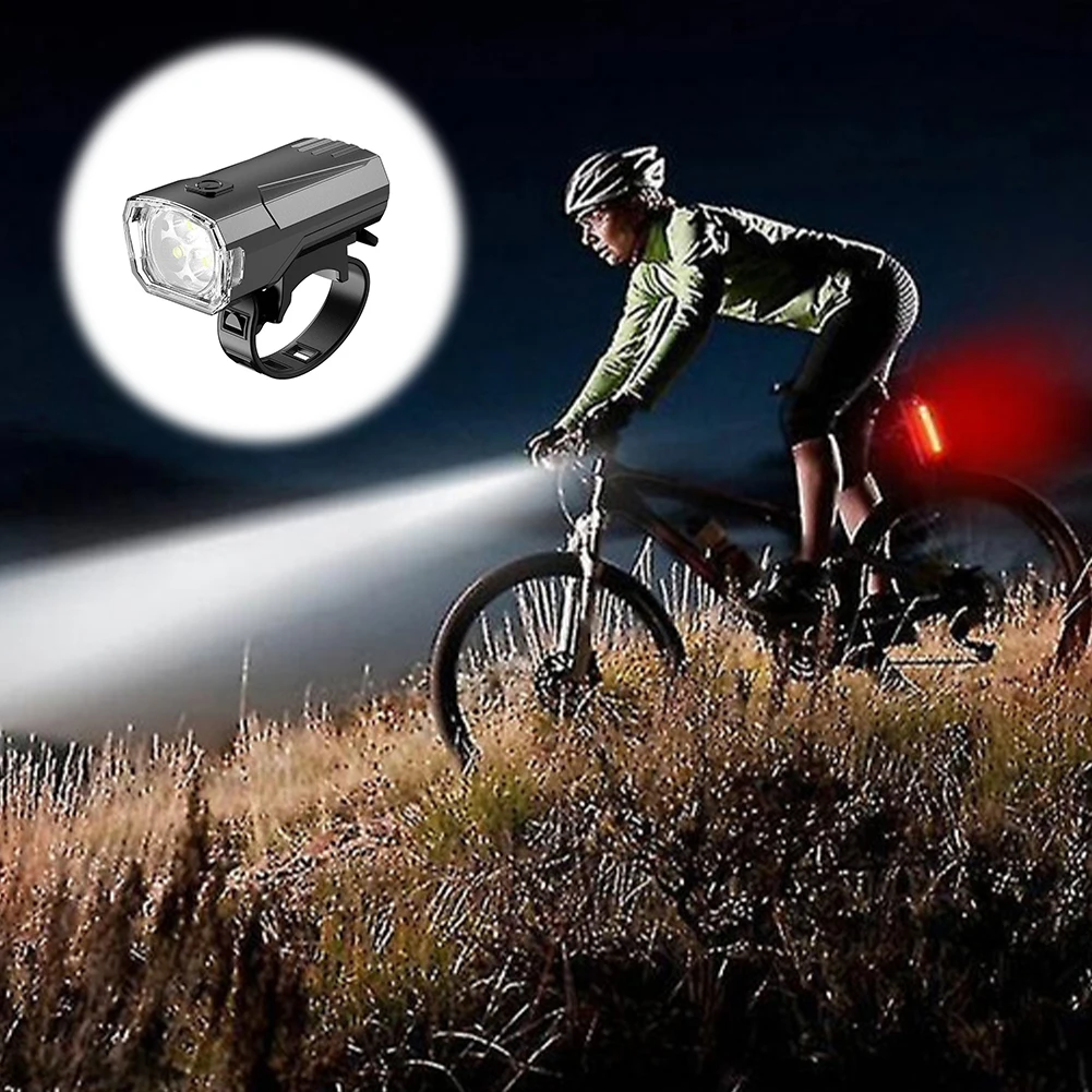 

LED Bicycle Front Light Super Bright Bicycle Light Waterproof Bike Safety Lamp Rechargeable Bicycle Headlight for Night Riding
