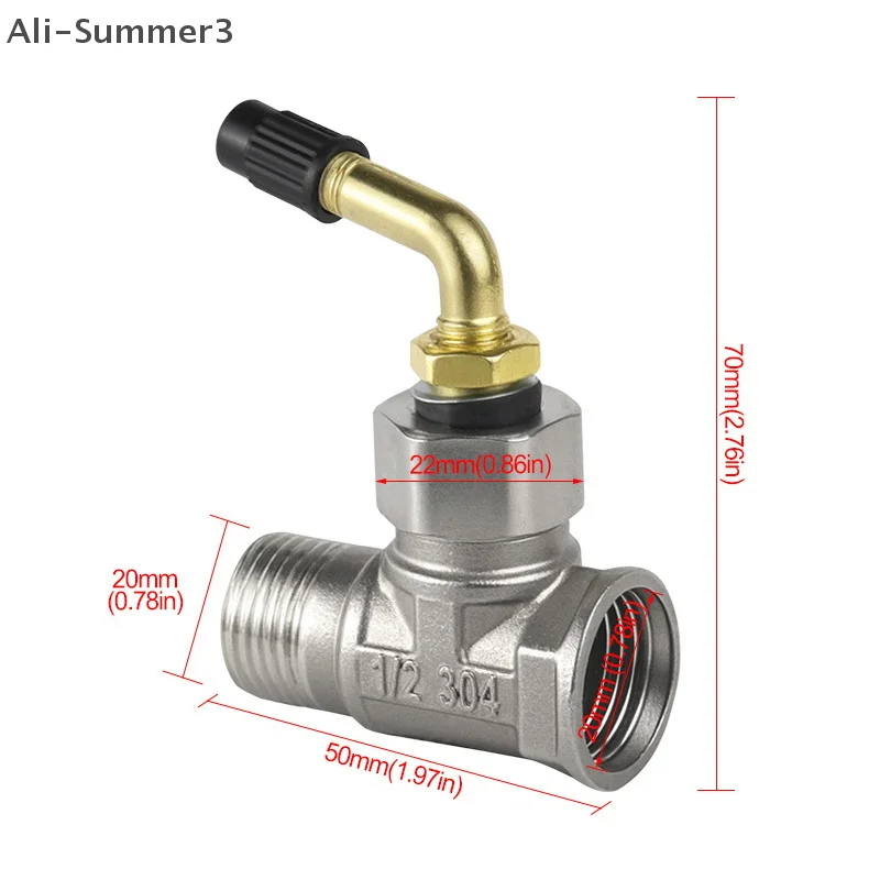 (YY) 1 قطعة 2025 جديد خرطوم حديقة صنبور محول IBC خزان المياه موصل أربع نقاط انبوب ماء التجمد المشترك الكوع فوهة المشتركة