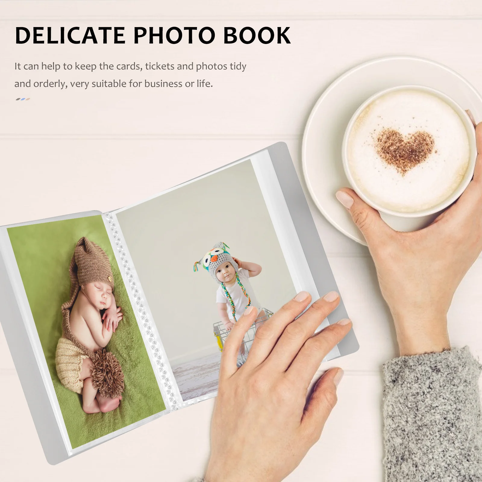 

80pcs Transparent Photo Album For Cards Tickets Storage Scrapbook Paper Album Portable Invoice Organizer Business Card Holder