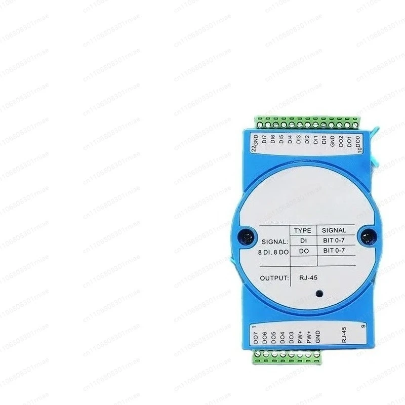 

8-канальный модуль DI/DO с функцией Modbus TCP для сбора данных, преобразования цифровых сигналов и веб-интерфейсом