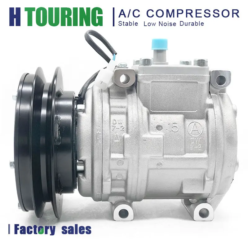 

For Car Komatsu 10PA15C AC Compressor 10116002249 447200-1741 447200-0246 447100-3460 195-911-8990 425-07-21180 20Y-979-3110 24V