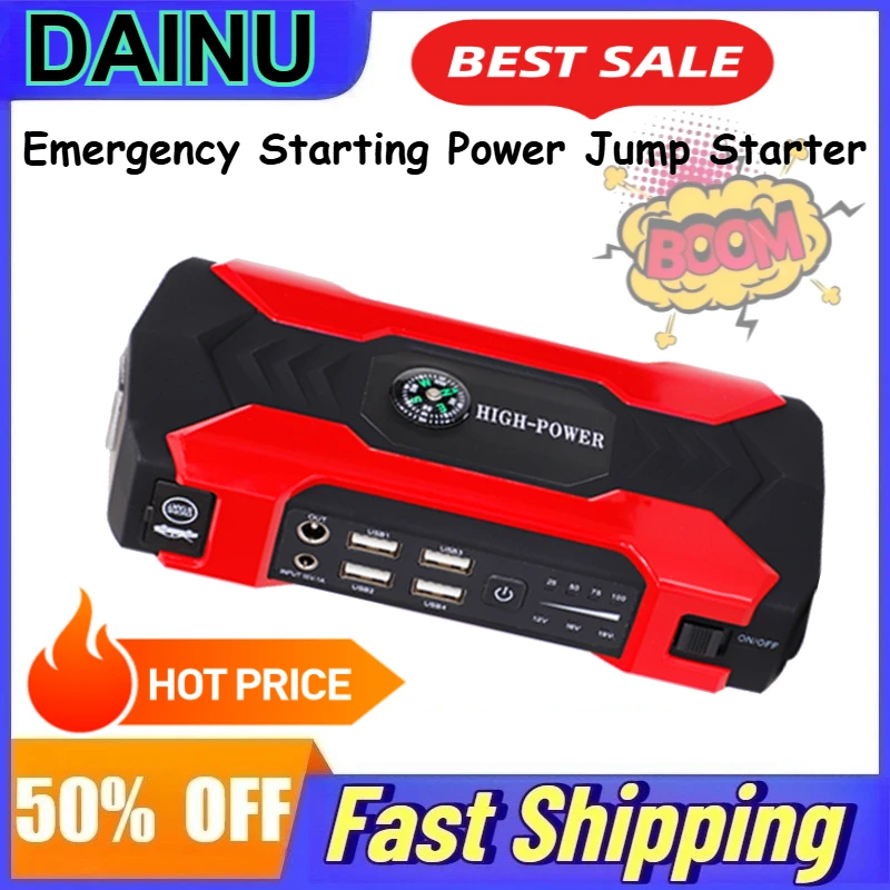 40KW 12V Emergency Starting Power Jump Starter for Universal Power Bank and Jump Starter for Mobile Phones and Cars