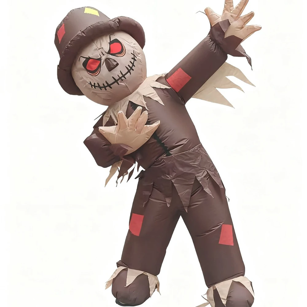 

Надувной костюм-обманка для Хэллоуина и карнавала, рождественский костюм для ролевых игр, реквизит для создания атмосферы, маскарадный костюм-талисман