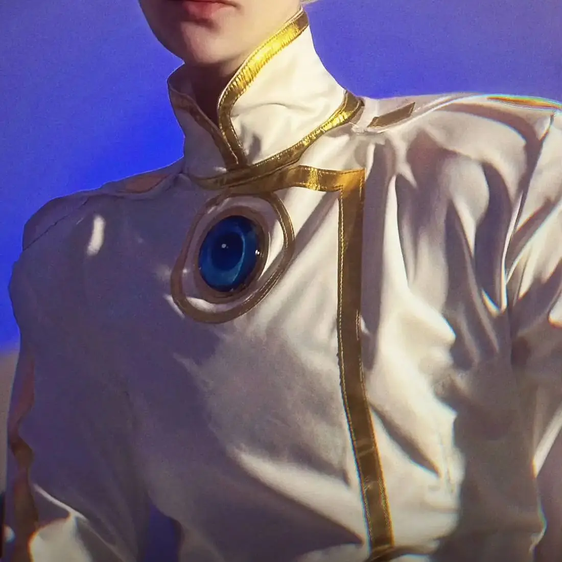 

Anime To Be Hero X Cosplay Nice Costume Role Play White Jumpsuit And Cape Set for Men Halloween Comic Con Party