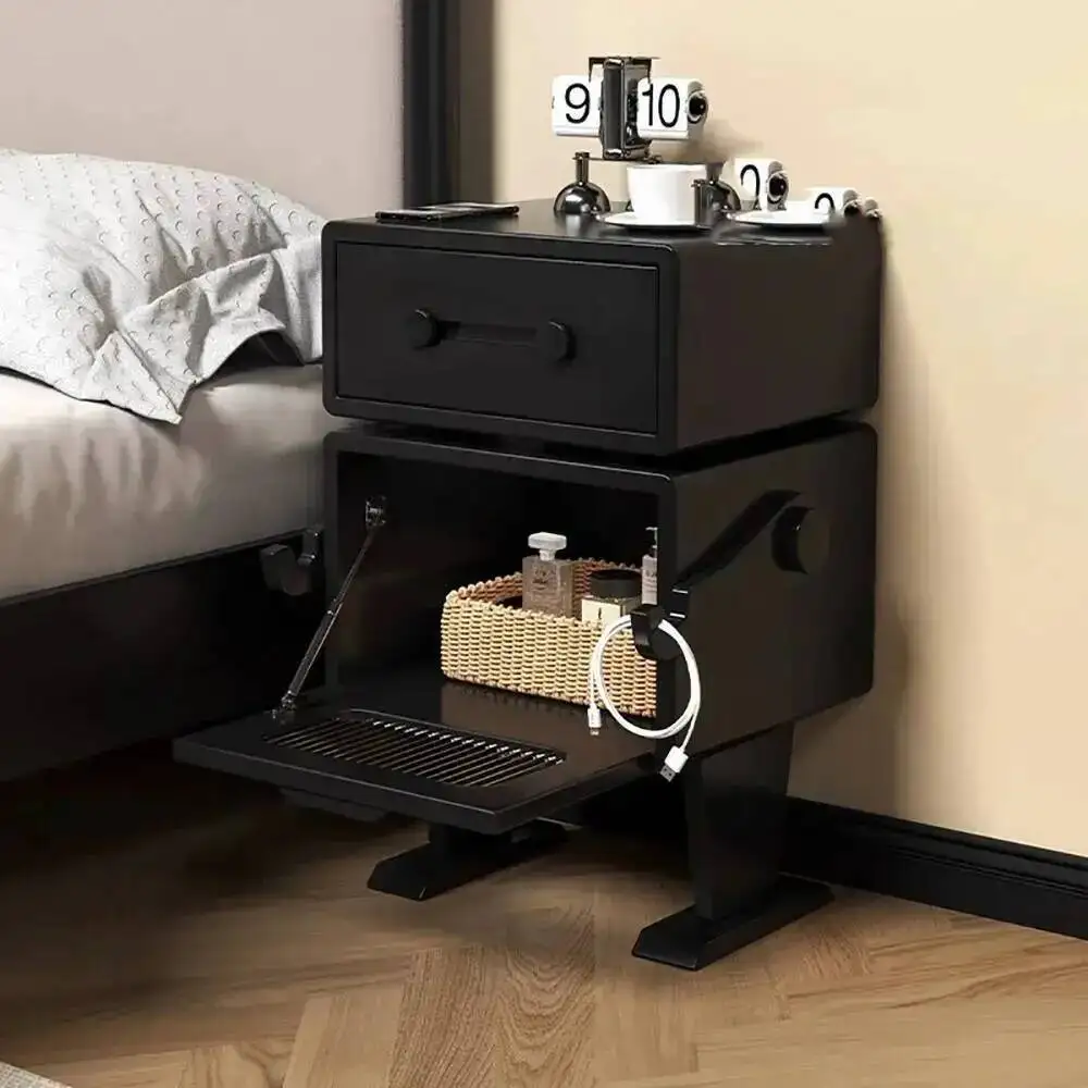 منضدة تخزين لطيفة بتصميم جمالي فريد من نوعه منضدة من Nordic Beauty Mesita De Noche Dormitorio أثاث غرفة النوم